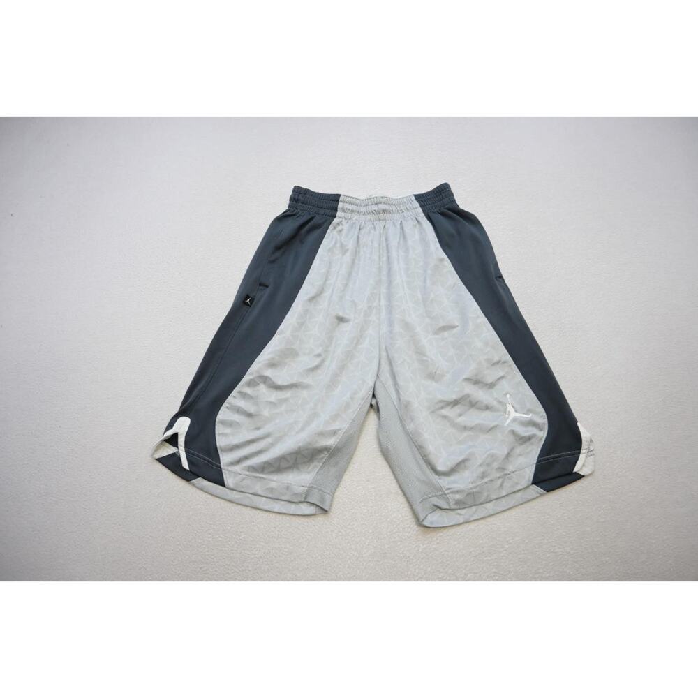 Nike Jordan Jump Man Flight Basketball Gym Shorts Athletic Gray Mens Sz Medium